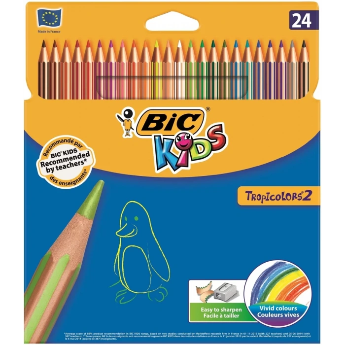 Bic Kids Tropicolor2 Kuru Boya Kalemi 24 Renk 832568
