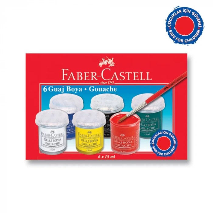 Faber Castell Guaj Boya 6’lı