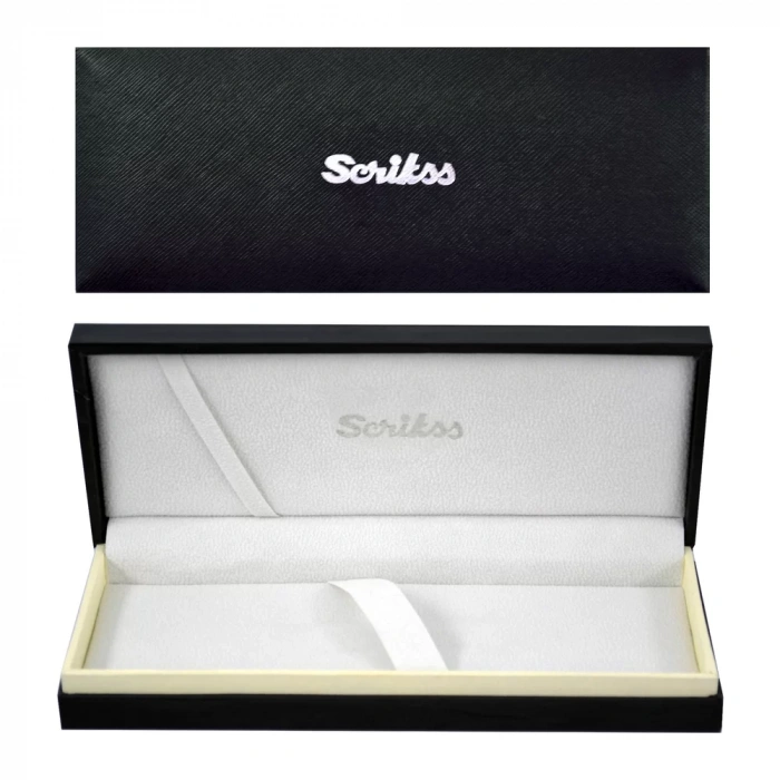 Scrikss Honour 38 Dolma ve Tükenmez 2’li Kalem Seti Karbon Gri