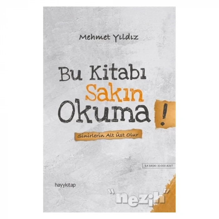 Bu Kitabı Sakın Okuma!