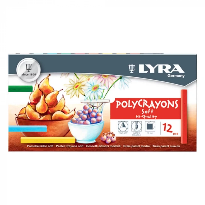 Lyra Polycrayons Soft Toz Pastel Boya 12’li L5651120