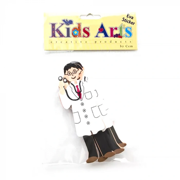 Dolphin Kids Arts Eva Sticker Doktor ST-105592
