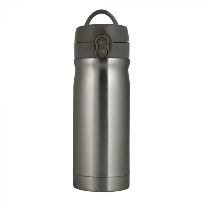 Trendix Çelik İçli Matara 350 ml Neon Metalik Gri U1800-MG