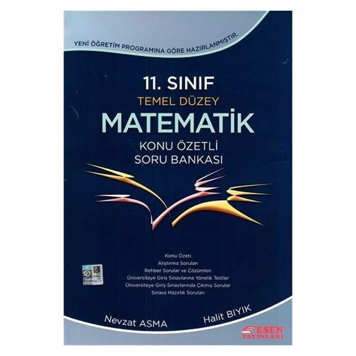Esen 11. Sınıf Matematik Temel Düzey Konu Özetli Soru Bankası