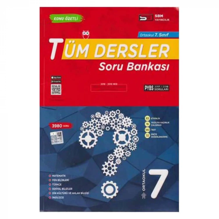 SBM 7. Sınıf Tüm Dersler Soru Bankası