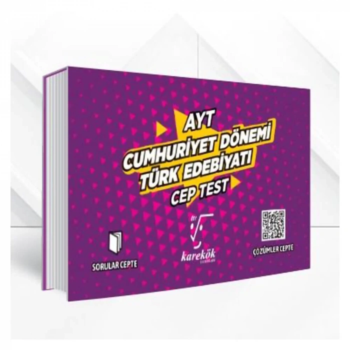 Karekök AYT Cumhuriyet Dönemi Edebiyat Cep Test