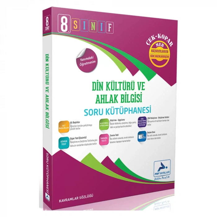 Paraf 8. Sınıf Din Kültürü Soru Kütüphanesi