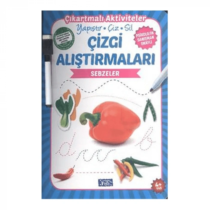 Çizgi Alıştırmaları Sebzeler