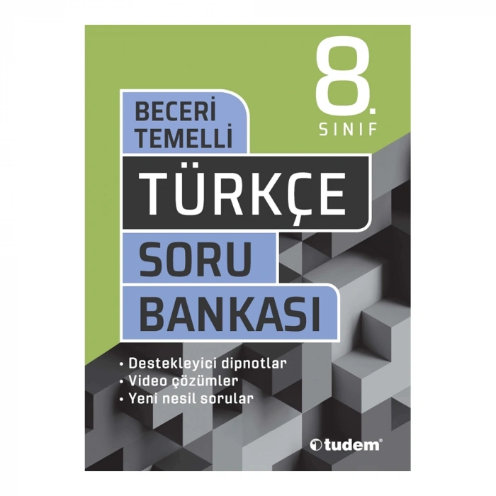 Tudem  8.Sınıf Türkçe Beceri Temelli Soru Bankası 2021