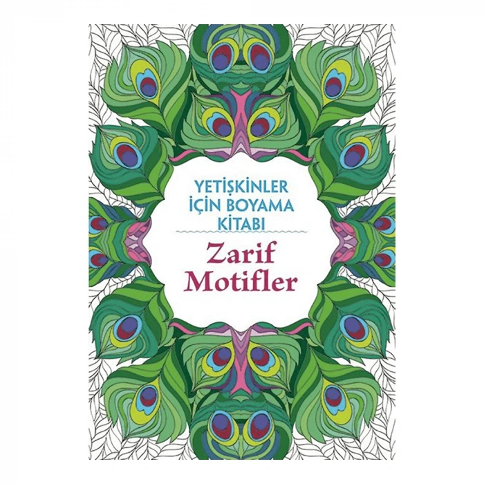 Yetişkinler İçin Boyama Kitabı - Zarif Motifler