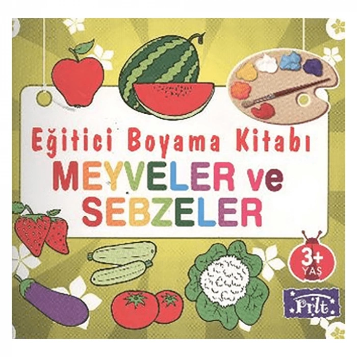 Eğitici Boyama Kitapları - Meyveler Ve Sebzeler