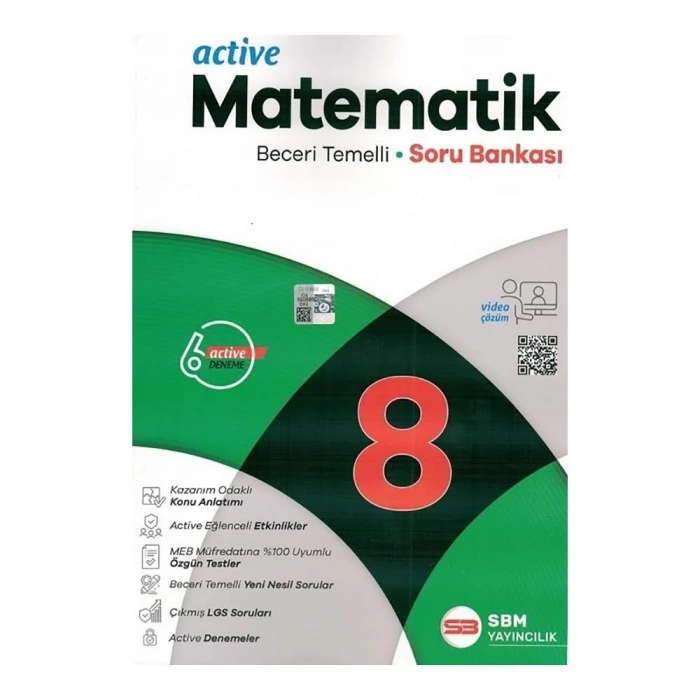 SBM  8. Sınıf Active Matematik Soru Bankası (Beceri Temelli)