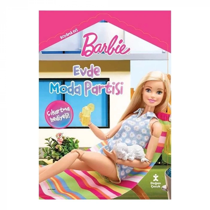 Barbie Boyama Evi Evde Moda Partisi