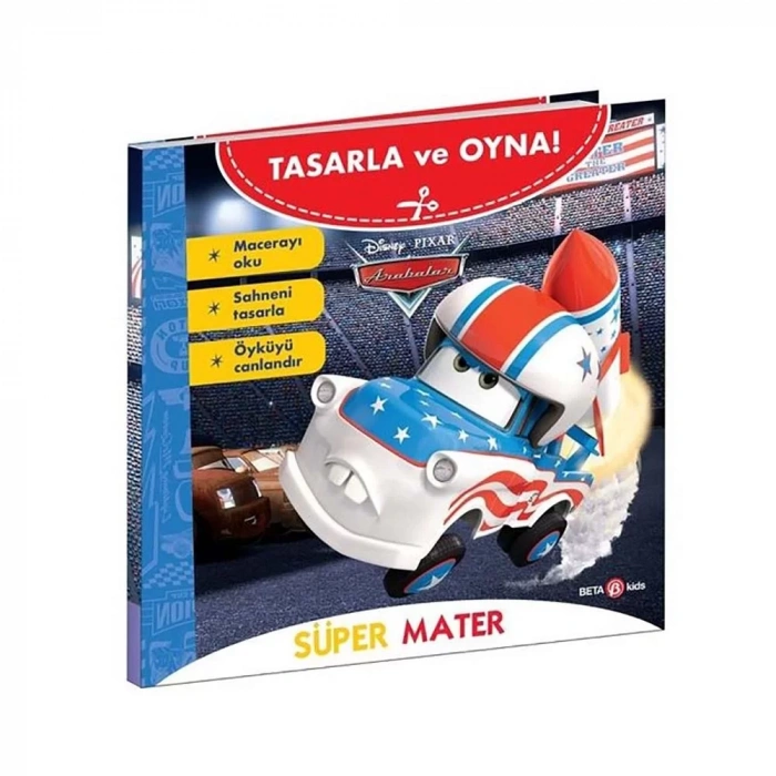 Disney Pixar - Tasarla ve Oyna! Arabalar - Süper Mater