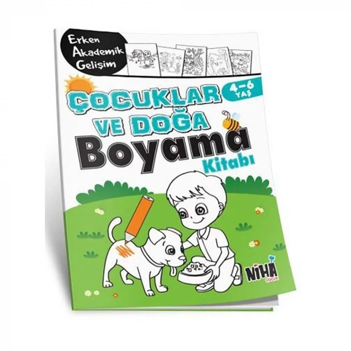 Çocuk  EAG Çocuklar ve Doğa Boyama Kitabı 4-6 Yaş