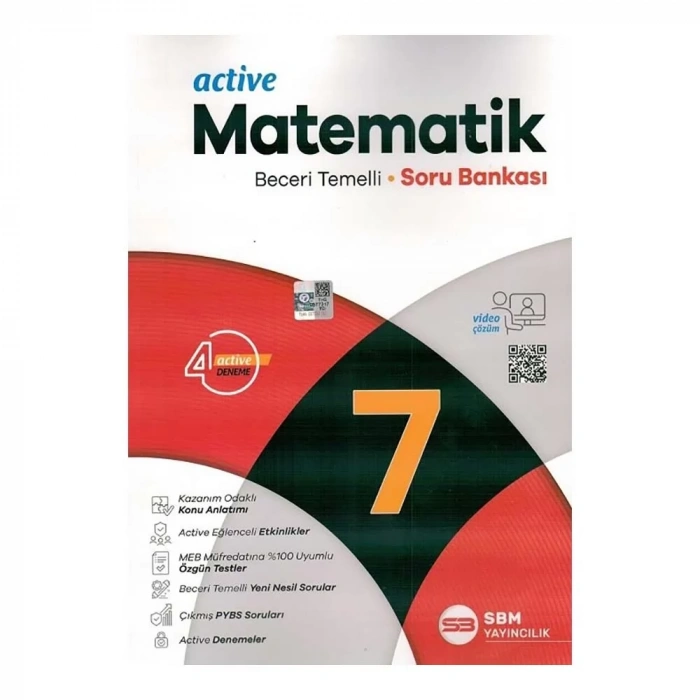 SBM  7. Sınıf Active Matematik Soru Bankası (Beceri Temelli)