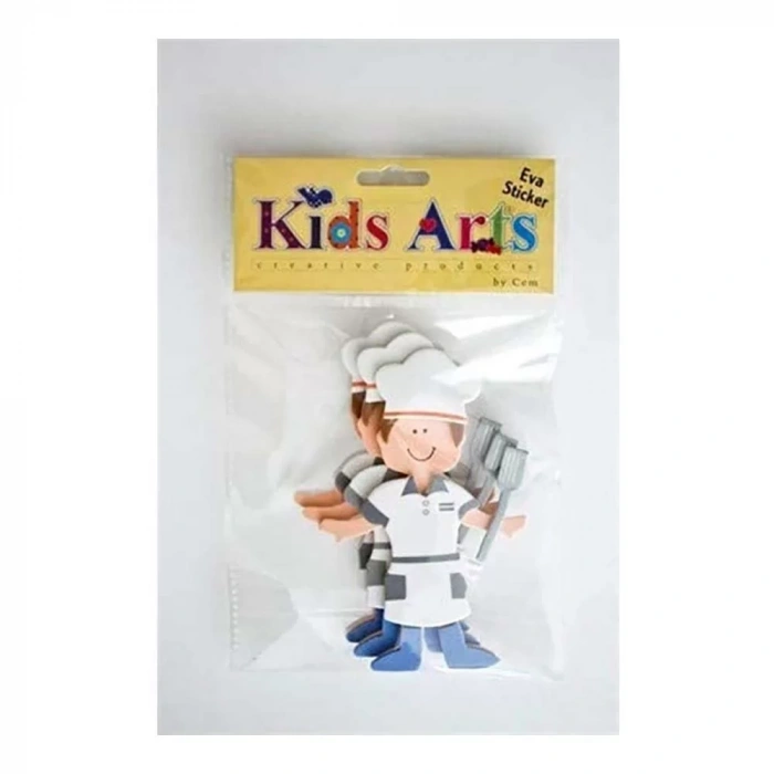 Dolphin Kids Arts Eva Sticker Aşçı St-105441