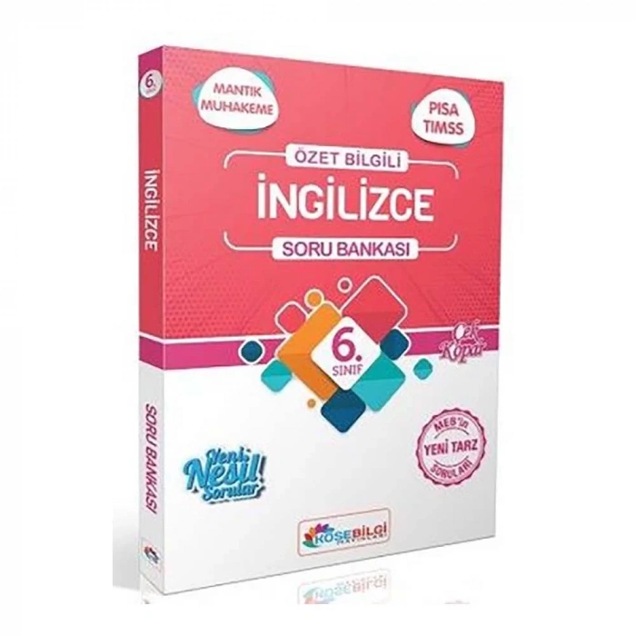 Köşebilgi  6.Sınıf İngilizce Özet Bilgili Soru Bankası 2022