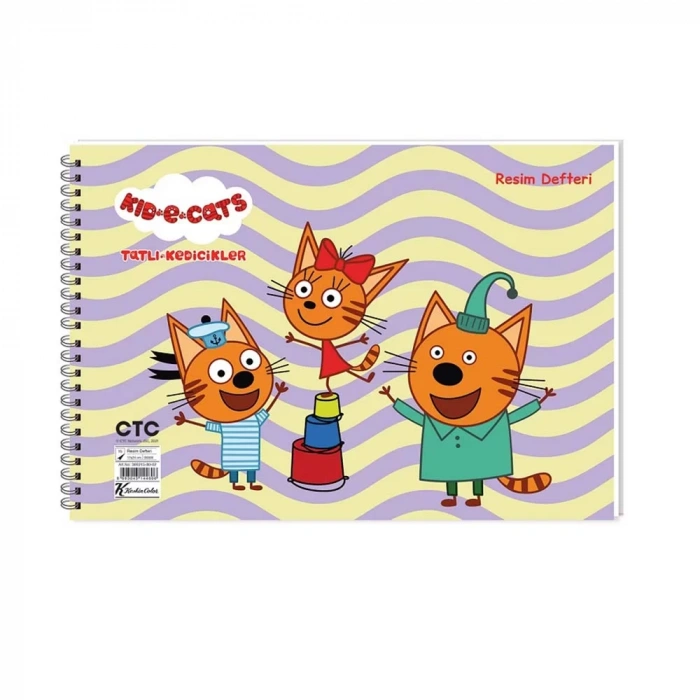 Keskin Resim Defteri 25x35cm 15yp Tatlı Kedicikler 300215-80