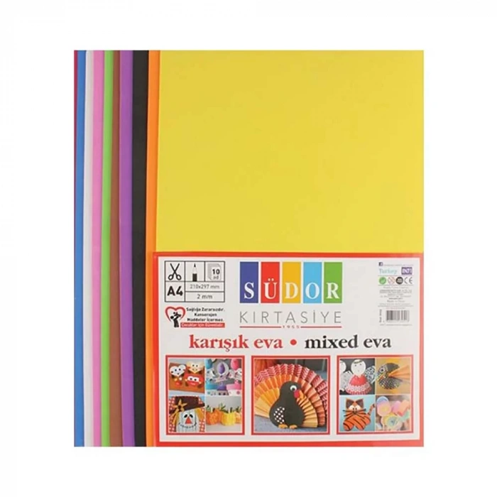 Südor Eva A4 10 Renk Karışık Sk02