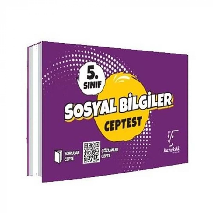 Karekök  5. Sınıf Cep Test Sosyal Bilgiler