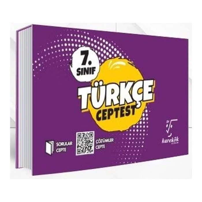 Karekök  7. Sınıf Cep Test Türkçe