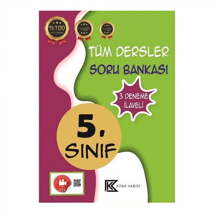 Kitap Vadisi  5.Sınıf Tüm Dersler Soru Bankası (3 Deneme İlaveli)