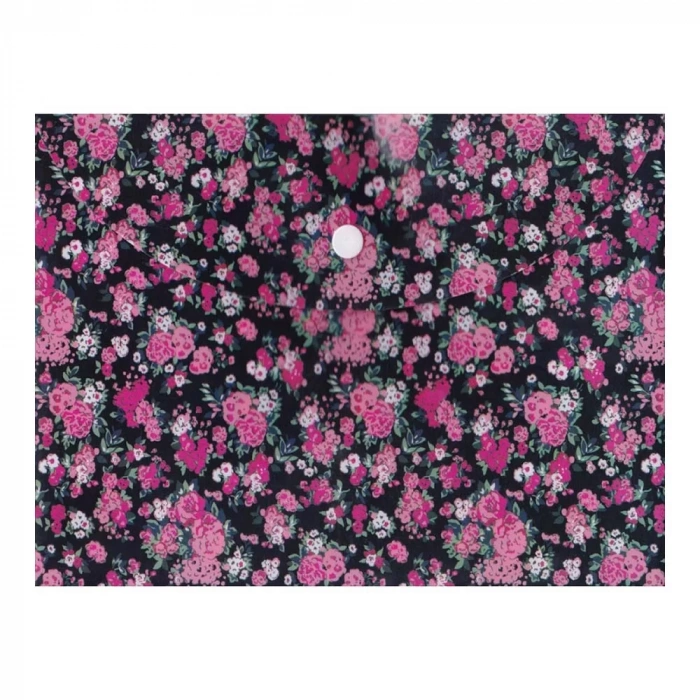 Vintage Label Desenli A5 Çıt Çıt Dosya 2826