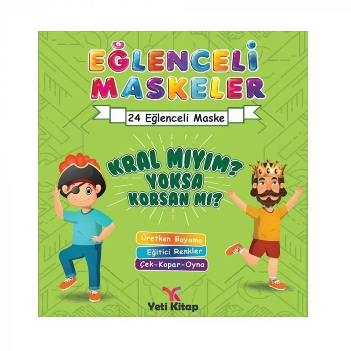 Eğlenceli Maskeler Kral Mıyım Yoksa Korsan Mı