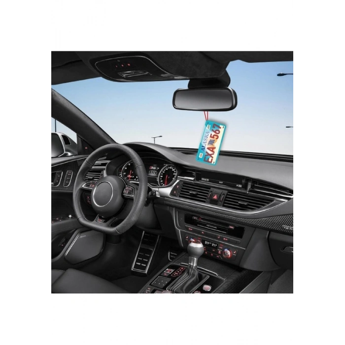 AUTOMİX 44624 AYNA TİP PLAKA DEKORATİF HAVA TAZELEYİCİ ARAÇ KOKUSU ALASKA OKYANUS