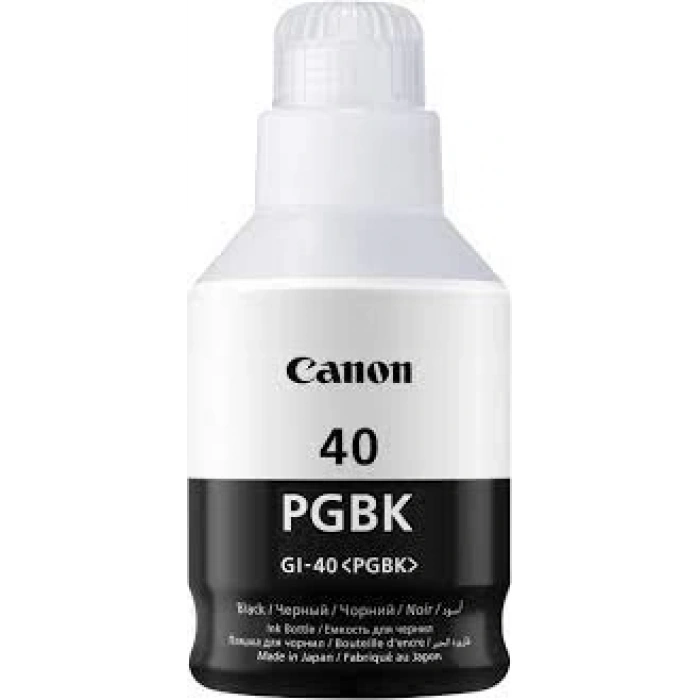 CANON GI-40PGBK SİYAH MÜREKKEP KARTUŞ 6000 SAYFA 170ml (G5040 G6040 G7040 GM2040 GM4040)