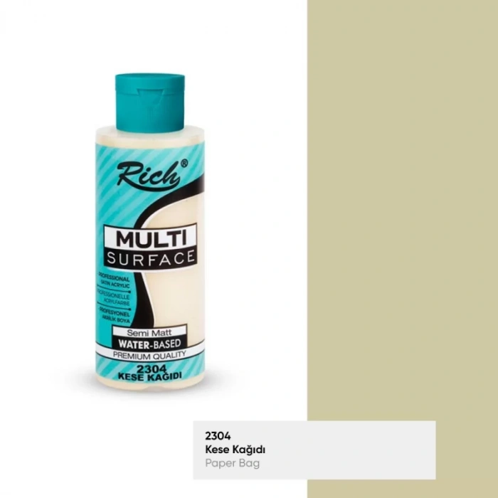 RICH MULTİ AKRİLİK BOYA 2304 KESEKAĞIDI 120 cc