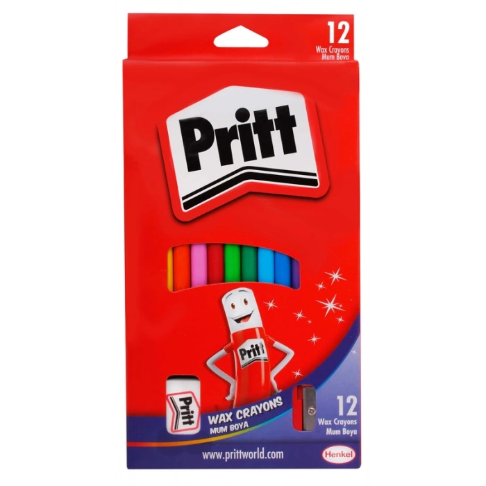 PRİTT SİLİNEBİLİR PASTEL BOYA 12 RENK (1433960)