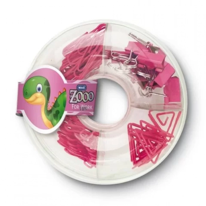 MAS 620 ZOO ATAŞ+KISKAÇ+HARİTA ÇİVİSİ SETİ PEMBE SET