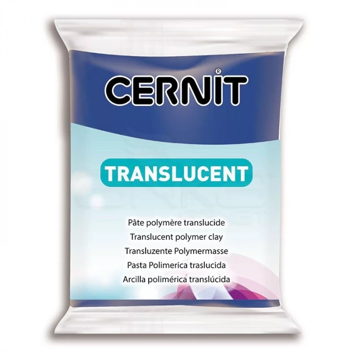 Cernit Translucent (Transparan) Polimer Kil 56g 275 Sapphire