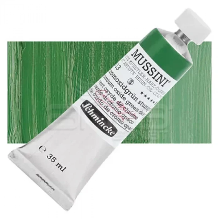 Mussini 35ml Yağlı Boya Seri:3 No:513 Chromium Oxide Green Deep