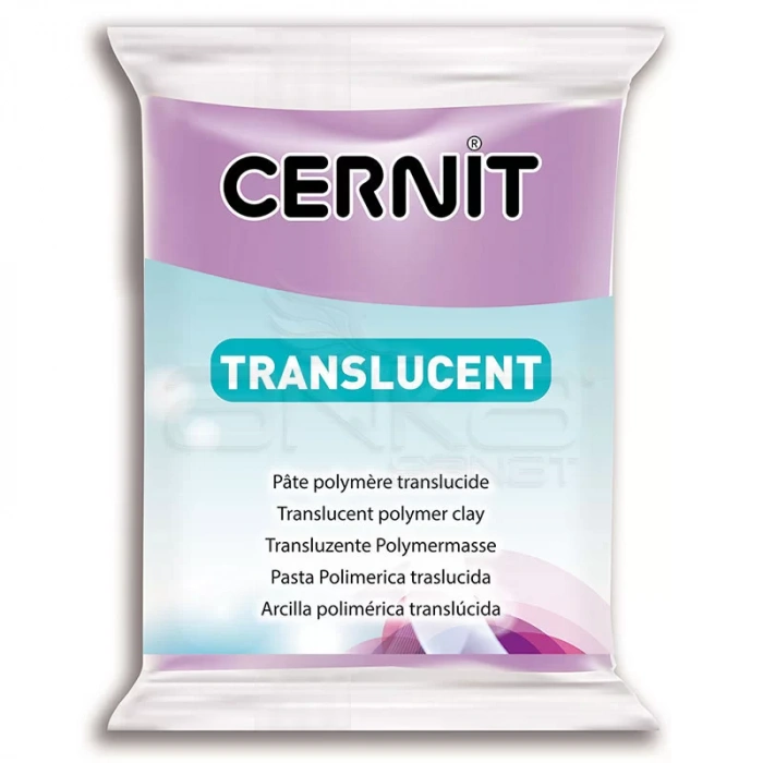 Cernit Translucent (Transparan) Polimer Kil 56g 900 Violet