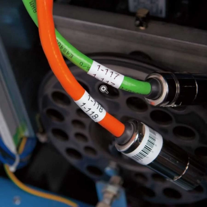 DYMO RhinoPRO 1734525 Sarı/Siyah Esnek Naylon Şerit 24 mm x 3,5 mt