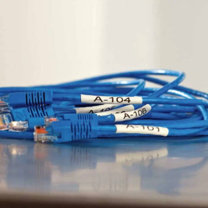 DYMO RhinoPRO 18058 Sarı/Siyah Isıyla Küçülen Şerit 19 mm x 1,5 mt