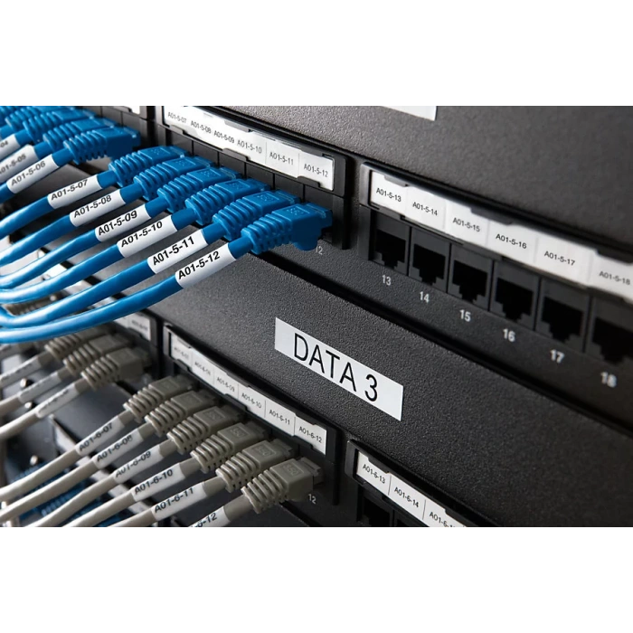 DYMO XTL 1868751 Çok Amaçlı Vinil Etiket 12mm x 7m Beyaz - Siyah