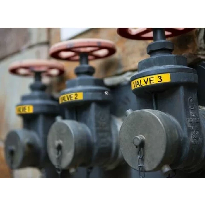 DYMO XTL 1868774 Çok Amaçlı Vinil Etiket 41mm x 7m Sarı - Siyah