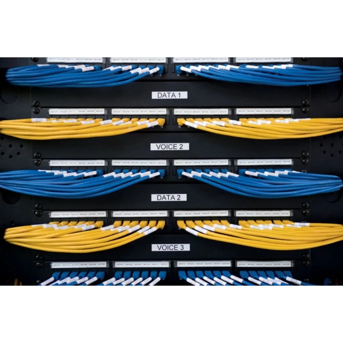 DYMO XTL 1868806 Esnek Kablo Etiketi 12mm x 5,5m Beyaz - Siyah