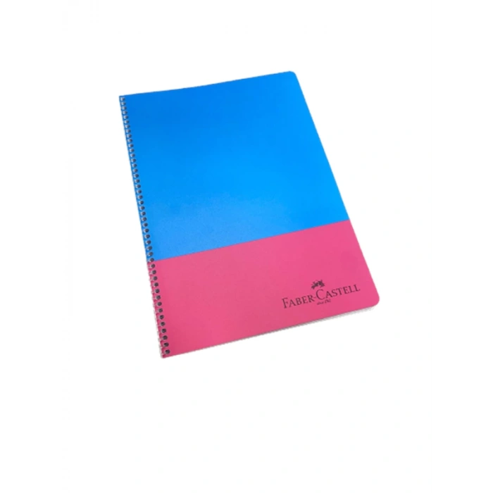 FABER-CASTELL NEON SPİRALLİ DEFTER A4 ÇİZGİLİ 80 YAPRAK (000321)