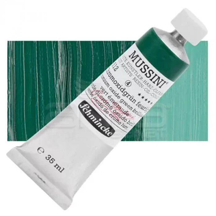 Mussini 35ml Yağlı Boya Seri:4 No:512 Chromium Oxide Green Brilliant