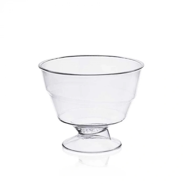 Ayaklı Magnolya ve Sütlü Tatlı Kasesi 220 cc - 500 Adet