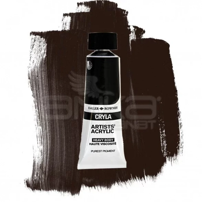 Daler Rowney Cryla Artist Akrilik Boya 75ml 035 Carbon Black Seri A
