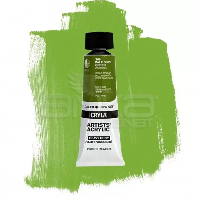 Daler Rowney Cryla Artist Akrilik Boya 75ml 368 Pale Olive Green Seri B