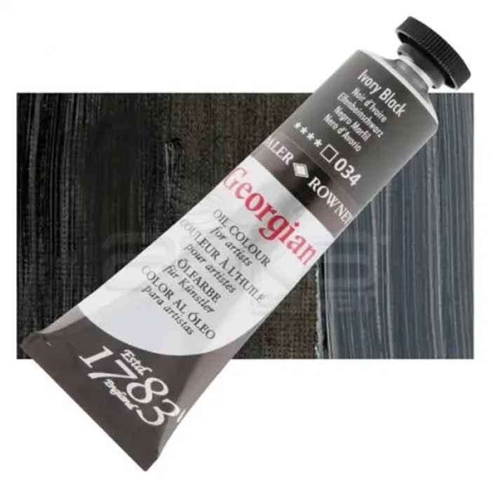 Daler Rowney Georgian Yağlı Boya 225ml 034 Ivory Black