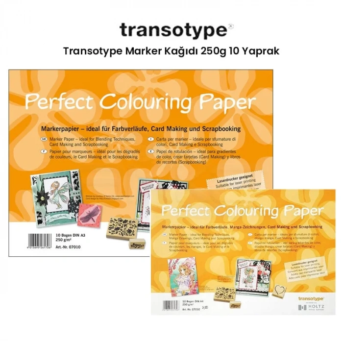 Transotype Marker Kağıdı 250g 10 Yaprak