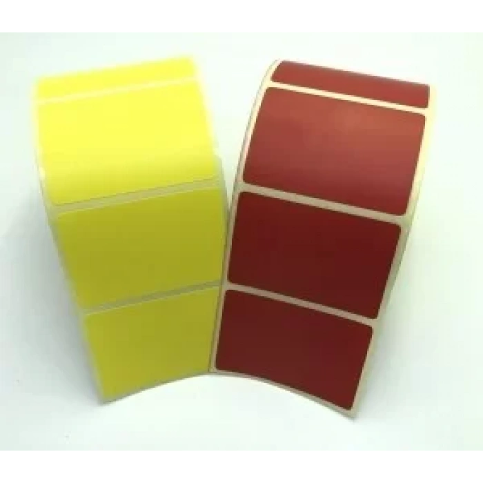 RENKLİ KUŞE ETİKET 40X60 1000´Lİ